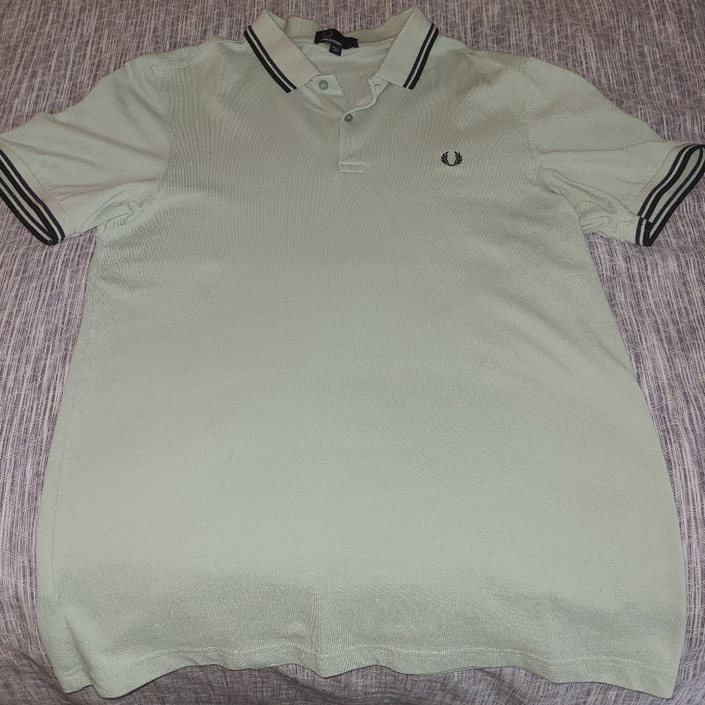 Fred Perry Polo XL Short Sleeve Light Green